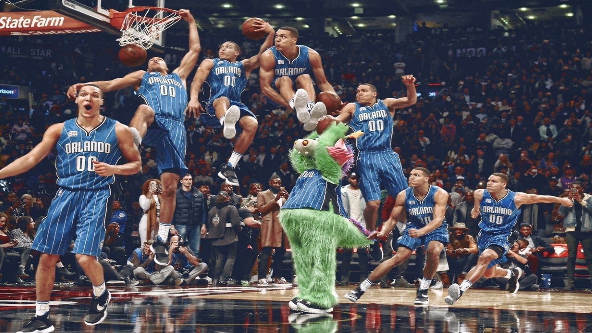 当沙漠雄狮遇见北欧战神，哈兰德跨界接管NBA总决赛